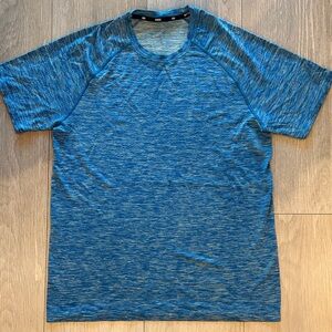 Rhone Men's Short Sleeve Tee in Blue Heather XL